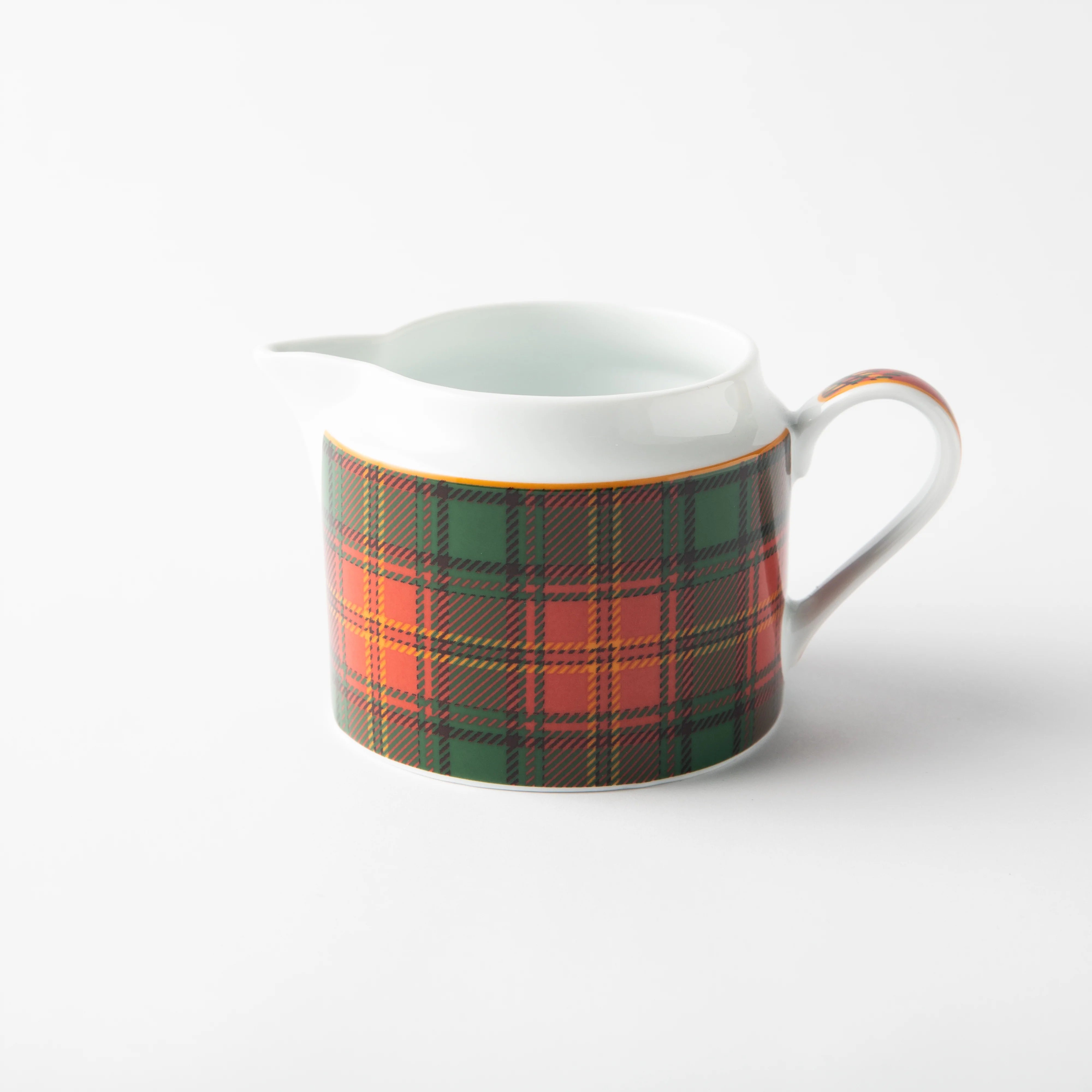 Jenna Clifford Red Tartan Creamer