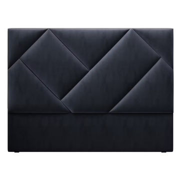 Dreamy Comfort - Mica Geo Headboard - Double Black