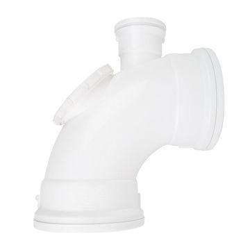 Polyprop Bend Vent Horn 90Deg Sv I.E 110Mm Satas- 2 Pack