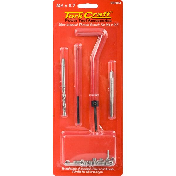 Thread Repair Kit 29Pc M4 X 0.7 X 1.5D Internal Thread Carded