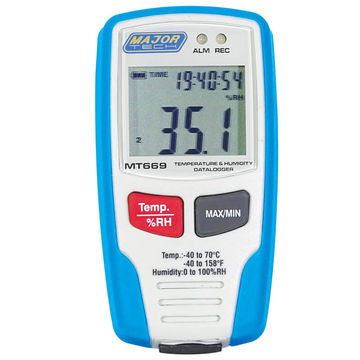 Temperature and Humidity Data Logger (MT669) - Major Tech