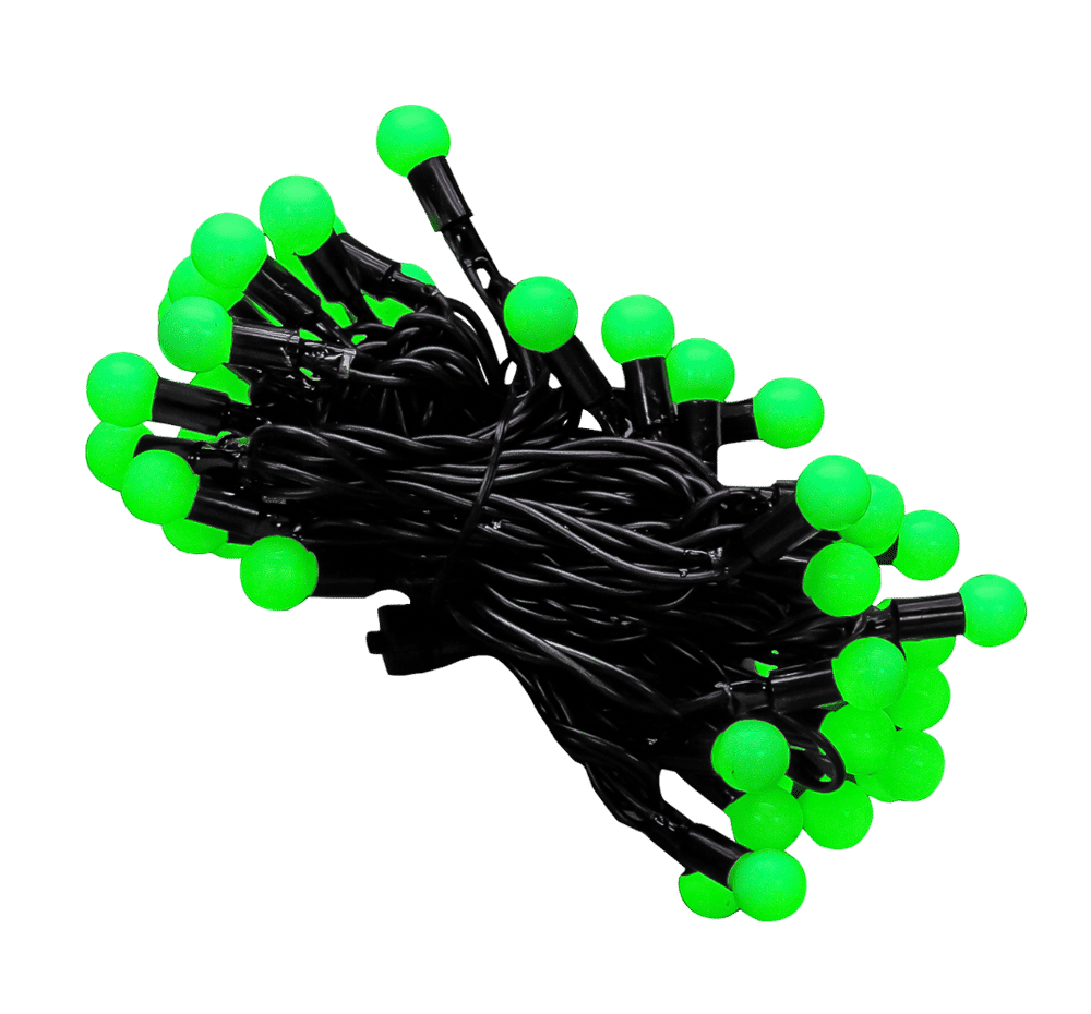 Ball String Lights Green