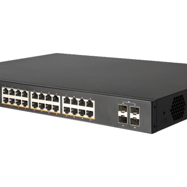 Edge-Core 28 Port Gb Websmart Poe Switch