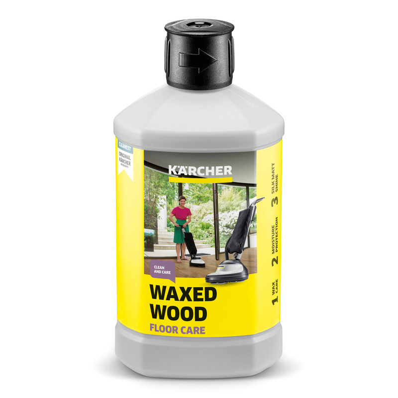 Karcher RM 530 Waxed Wood Floor Cleaner Detergent 1L (Floor Polisher FP 303 Compatible)