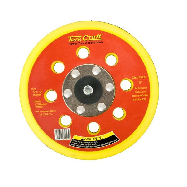 Tork Craft - Da Sander Pad Hook and Loop 5 16 - 3 Pack