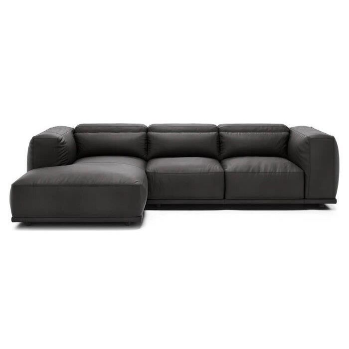Teddy-George - Bombo Couch / Sofa, in Baffalo Sued (Black)