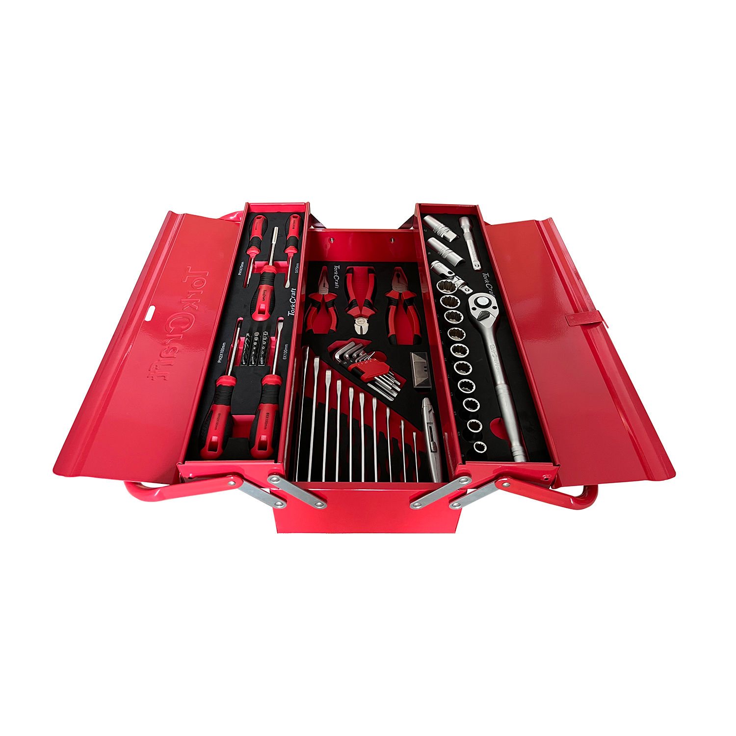 Cantilever Tool Box Compact Box 71Pc 3 Tray 365 X 255 X 265Mm 1/2”