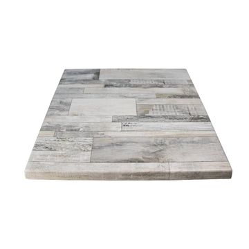 Vividitto - Werzalit Square Cafe Table Top 60cm - White Block