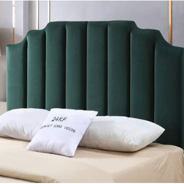 Seraphina Velvet Headboard -Emerald Green