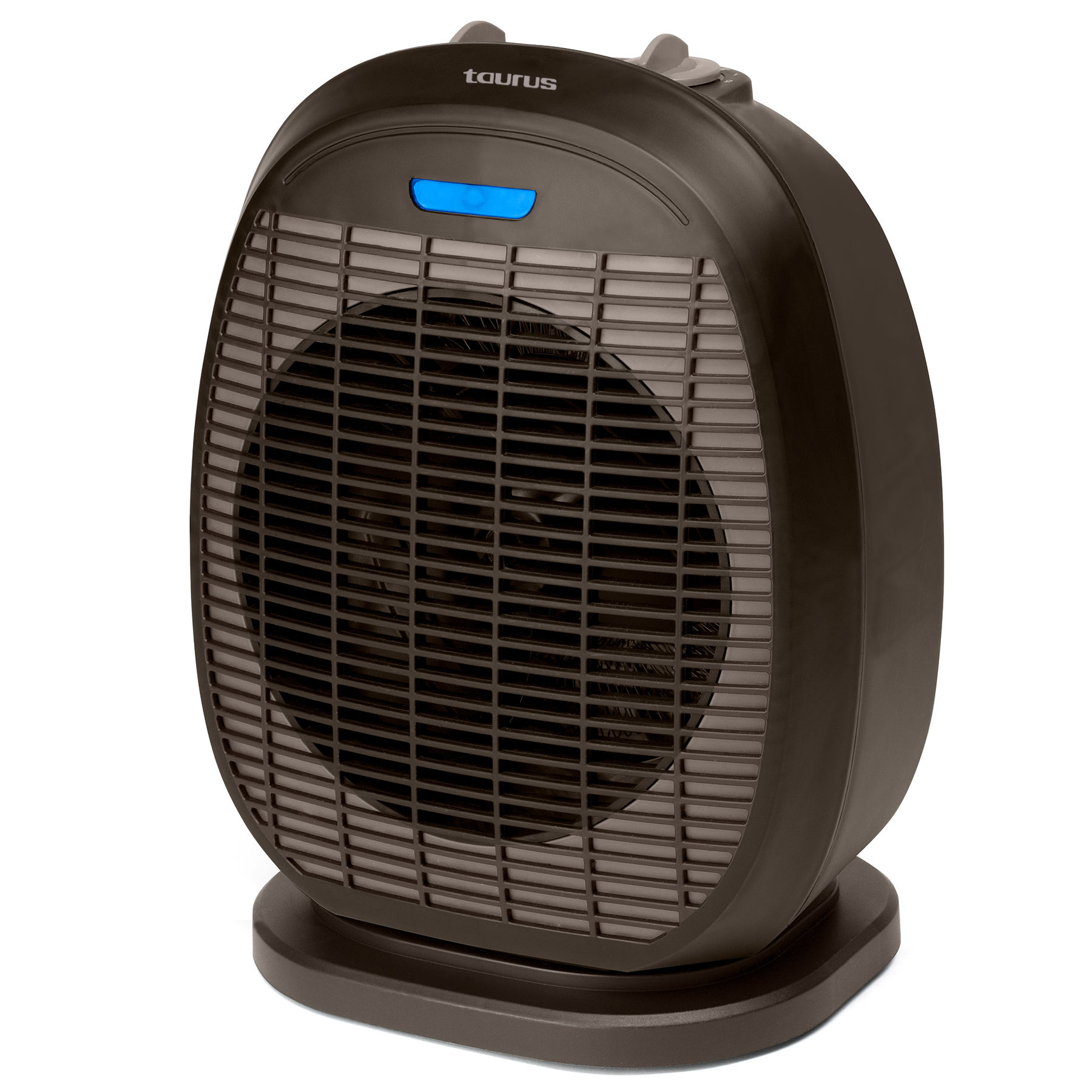 Floor Fan Oscillating Heater TAURUS  Black 2 Heat Settings 2400W Tropicano 3.5