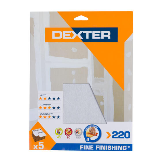 Sheet drywalll G220 DEXTER 5 pieces 230x280mm