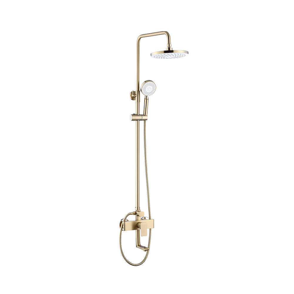GBB010- Brushed gold exposed shower set