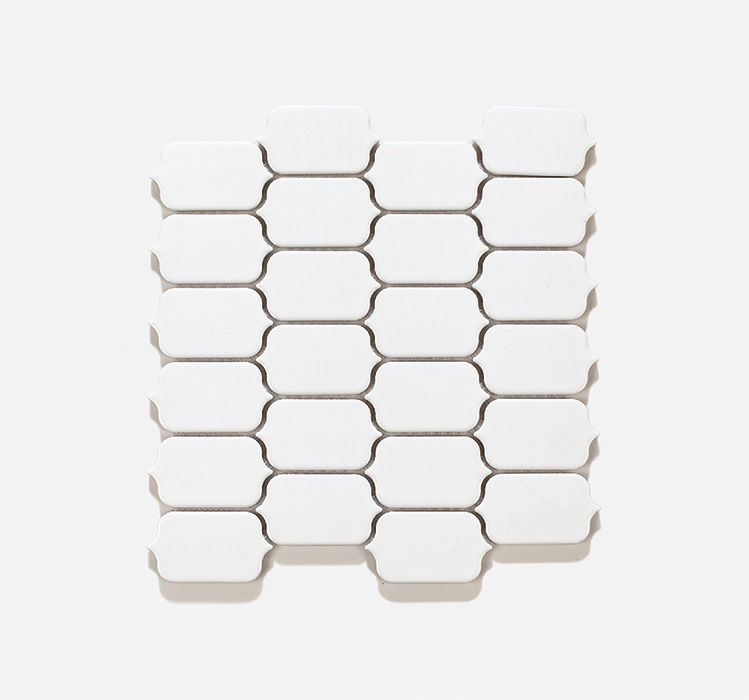 Mosaic Porcelain - White Pendant - 267x259 (per sheet)