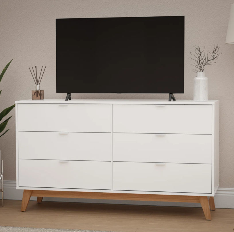 GreenLine Interiors Jan Chest of Drawer White