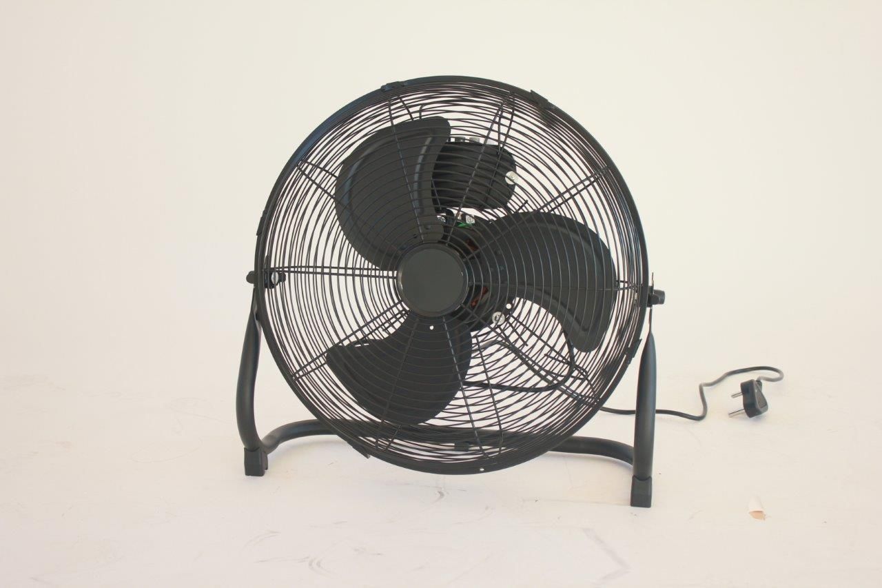 40CM FLOOR FAN - HIGH VELOCITY (MATT BLACK)
