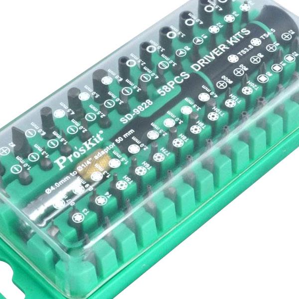 Proskit 58-Piece Screwdriver Set