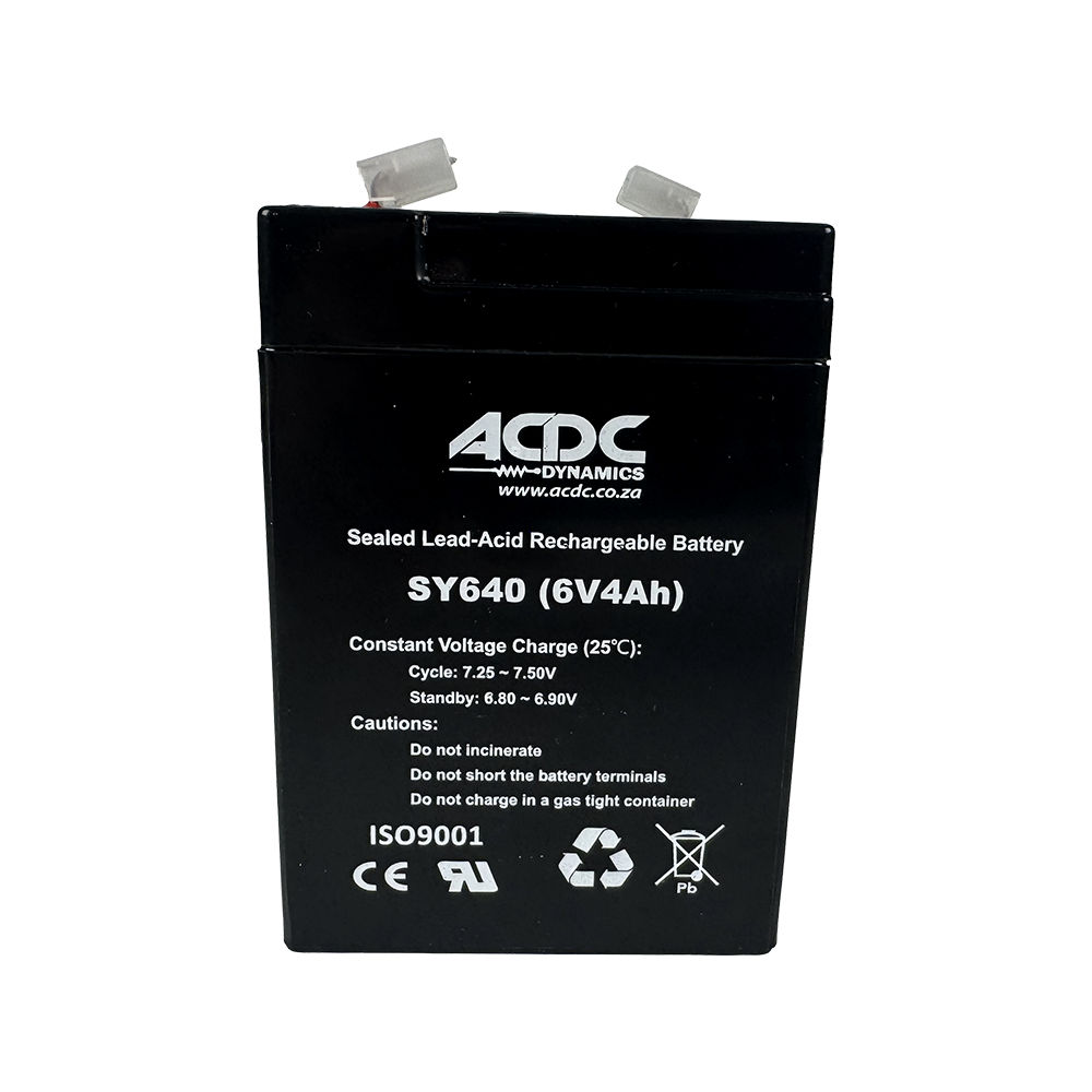ACDC - 6V Sealed Lead Acid Battery (4A/H)