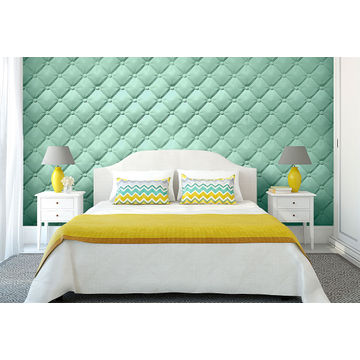 Leather Style 3D Wall Panel 500x500x25mm Set of 4