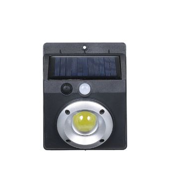Solar-powered LED wall light