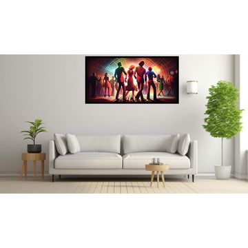 Canvas Wall Art - Canvas Wall Art – Classic Disco Dance - B1159 - [120 x 80 cm]