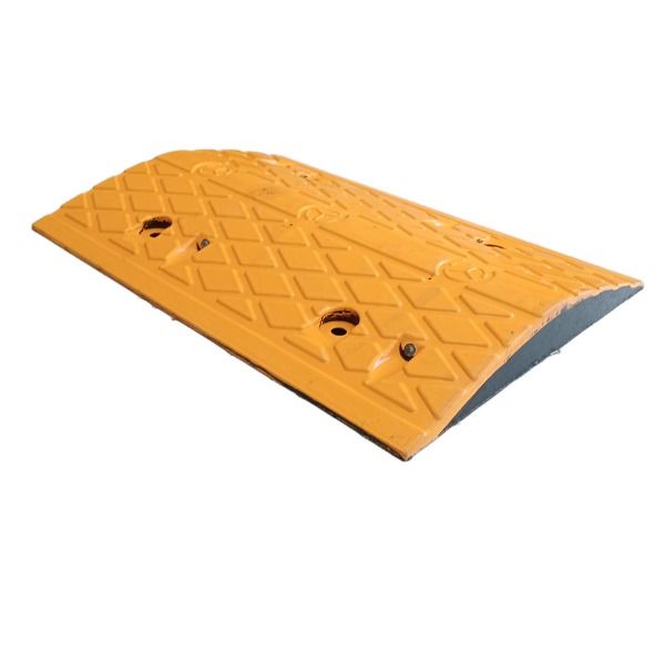 PremiumSun Speed Hump Middle – Road Safety Equipment (49X34X5CM ) Yellow