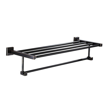 Trendy Taps Premium Quality Black SQ Large Towel Rail