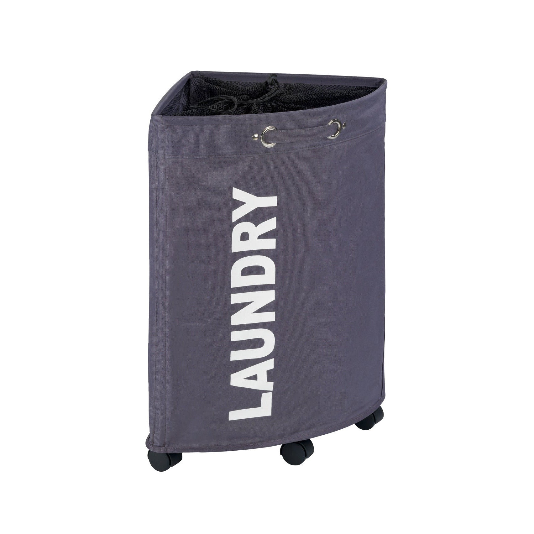 LAUNDRY BASKET 50L - TRESCO - GREY