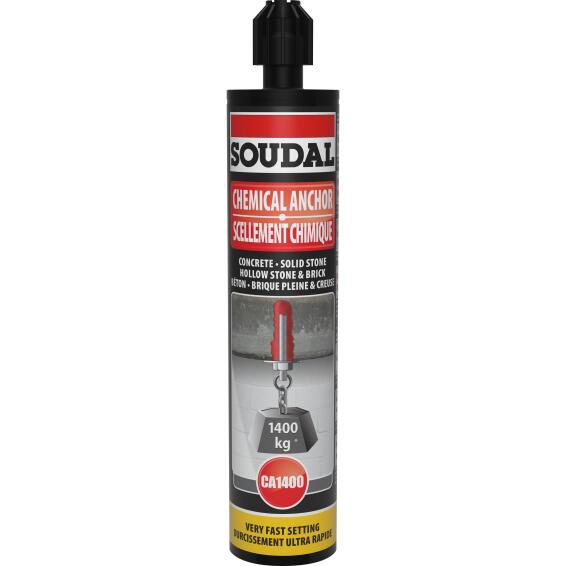 Chemical anchor CA1400EX SOUDAL 280ml very fast setting