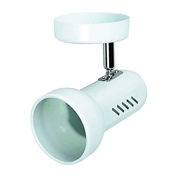 White 60W E27 Max Single Spot Ceiling Lamp
