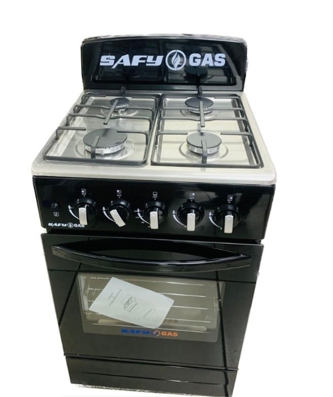 SAFY 4-burner gas stove with oven