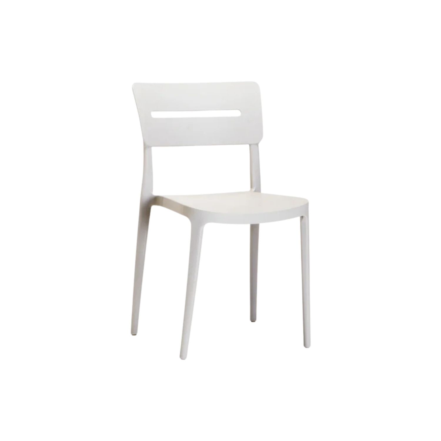 Light Grey Modern Outdoor Patio Dining Chair