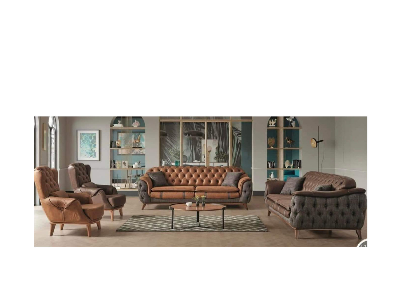 Arwen Genuine Leather Sofa