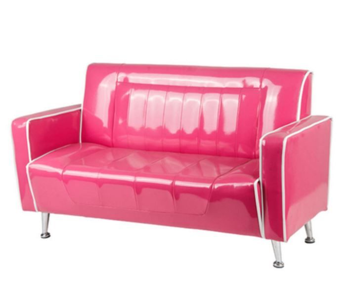 Retro Kids Couch - Pink