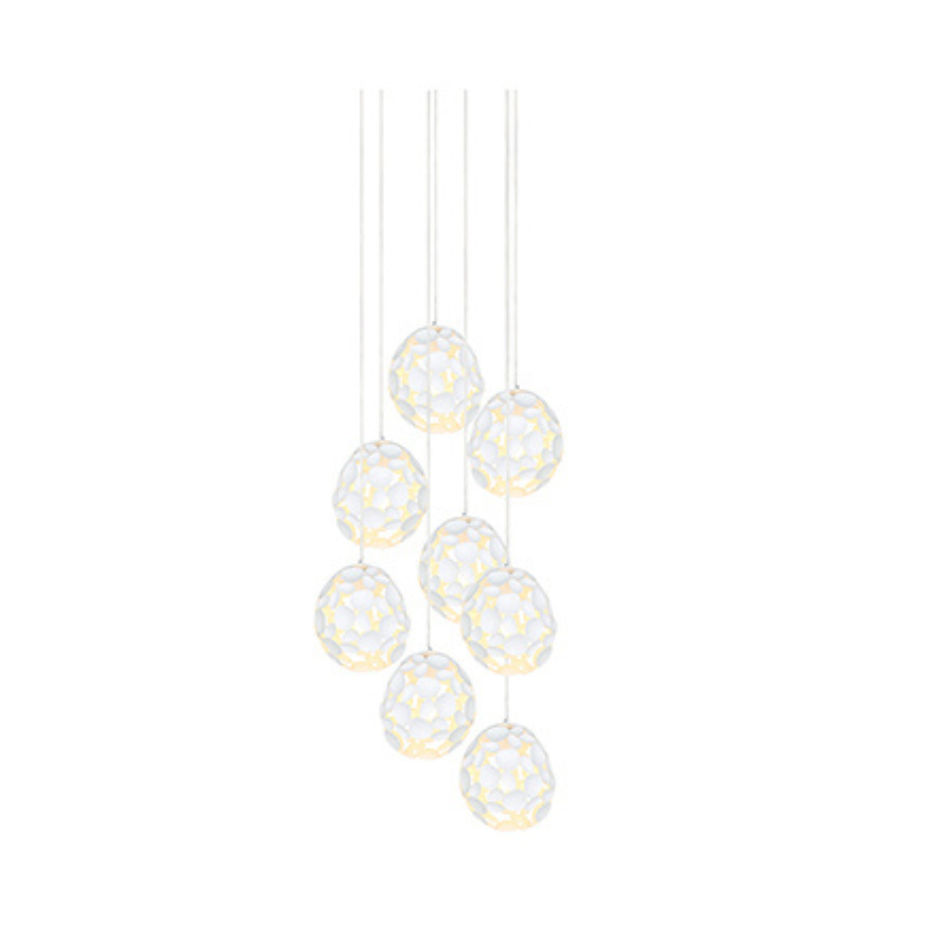 Metal Pendant 8 x E27 220 x 520 Radiant Lighting