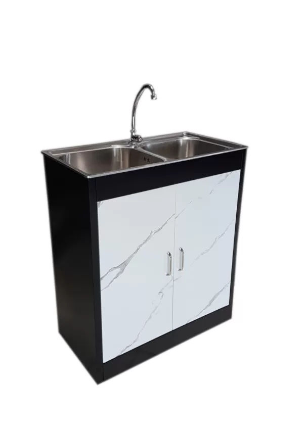 2 Door Kitchen Cabinet with Sink