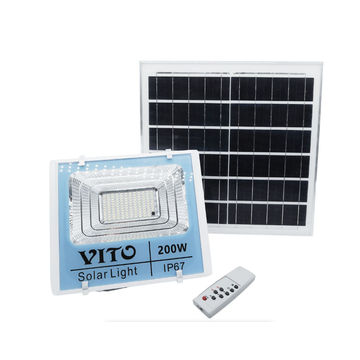 Vito 200w Solar Floodlight with Remote Control