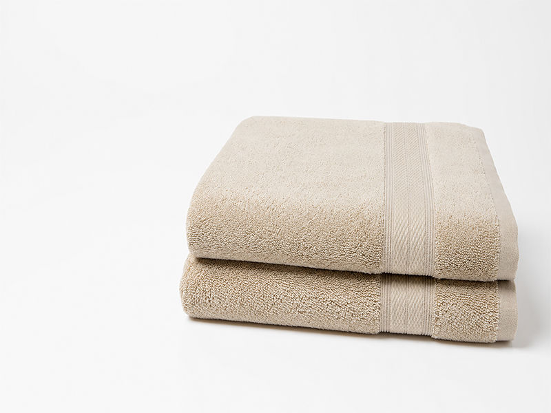 Plush 450GSM 70x130cms Bath Towels - Birch(2Pc Pack)