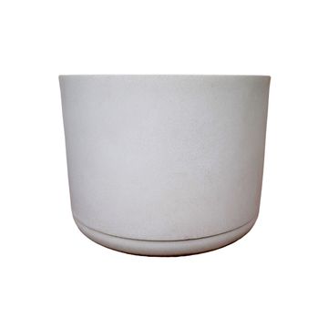 Match Cylinder Japi Planter With Saucer