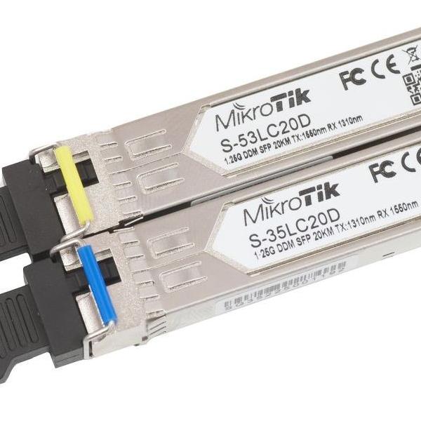Mikrotik Bi-Directional Sfp Modules(Pair) 80Km