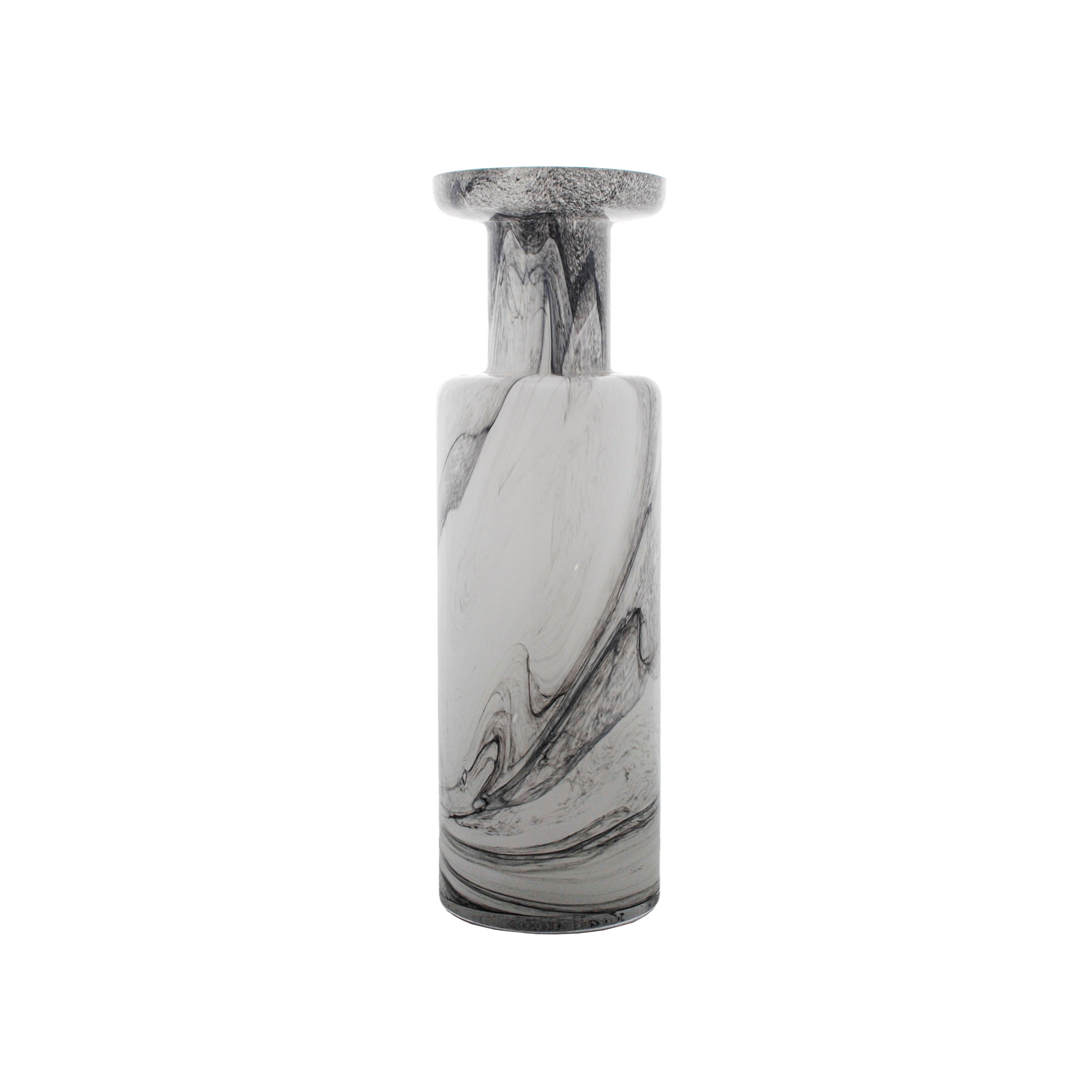 Glass Marble Vase 43Cm