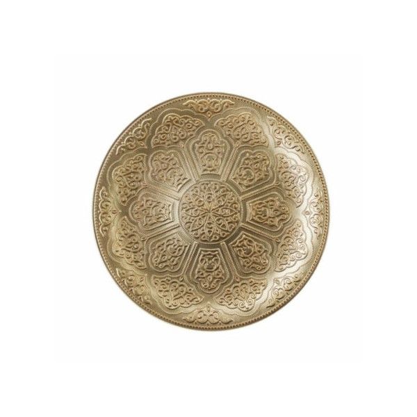 IRENA PLATE TOPKAPI 35CM BEIGE - Set of 1
