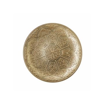 IRENA PLATE TOPKAPI 35CM BEIGE - Set of 1