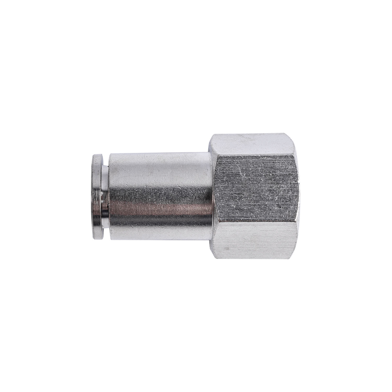 Metal Pu Fitting Straight 10Mm 3/8" F