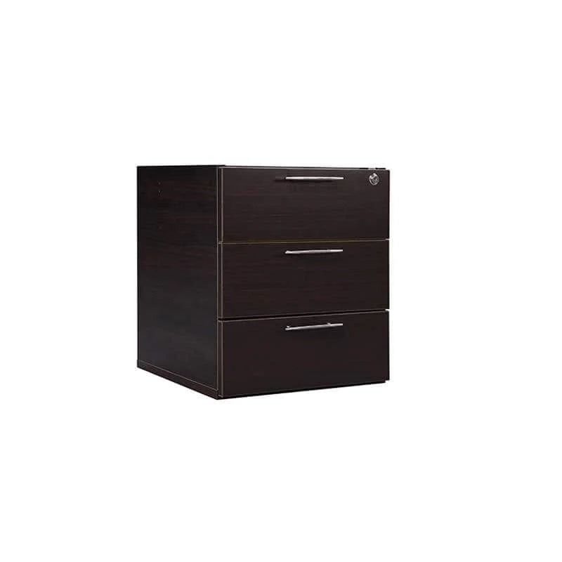 Vividitto - Millennials 3 Drawer Unit For Desks - Wenge
