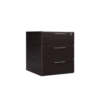 Vividitto - Millennials 3 Drawer Unit For Desks - Wenge