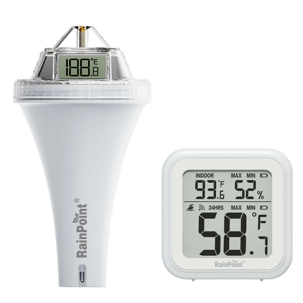 RainPoint Wireless Smart Wi-Fi Pool Thermometer & Display Screen (Device Only)