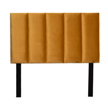 Taylor Headboard - Gold Velvet - Double
