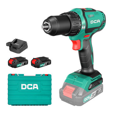 20V 13mm Brushless Hammer Drill Kit With 2.0Ah*2 & Charger ADJZ05-13AM