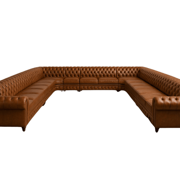 Innofurn-15 Seater U-Shaped Leather Couch