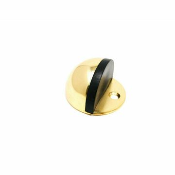 Half-moon floor mounted door stop